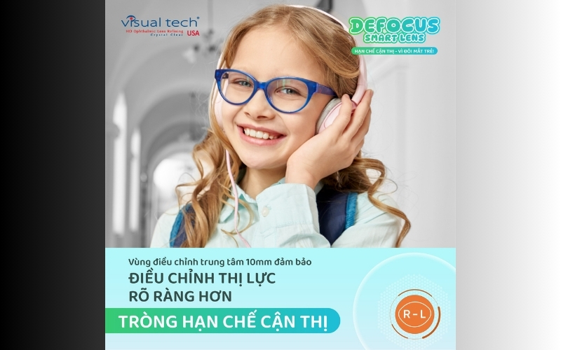 Defocus Smart lens điều chỉnh thị lực rõ ràng hơn