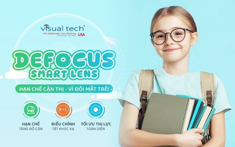 defocus smart lens hạn chế tăng độ cận